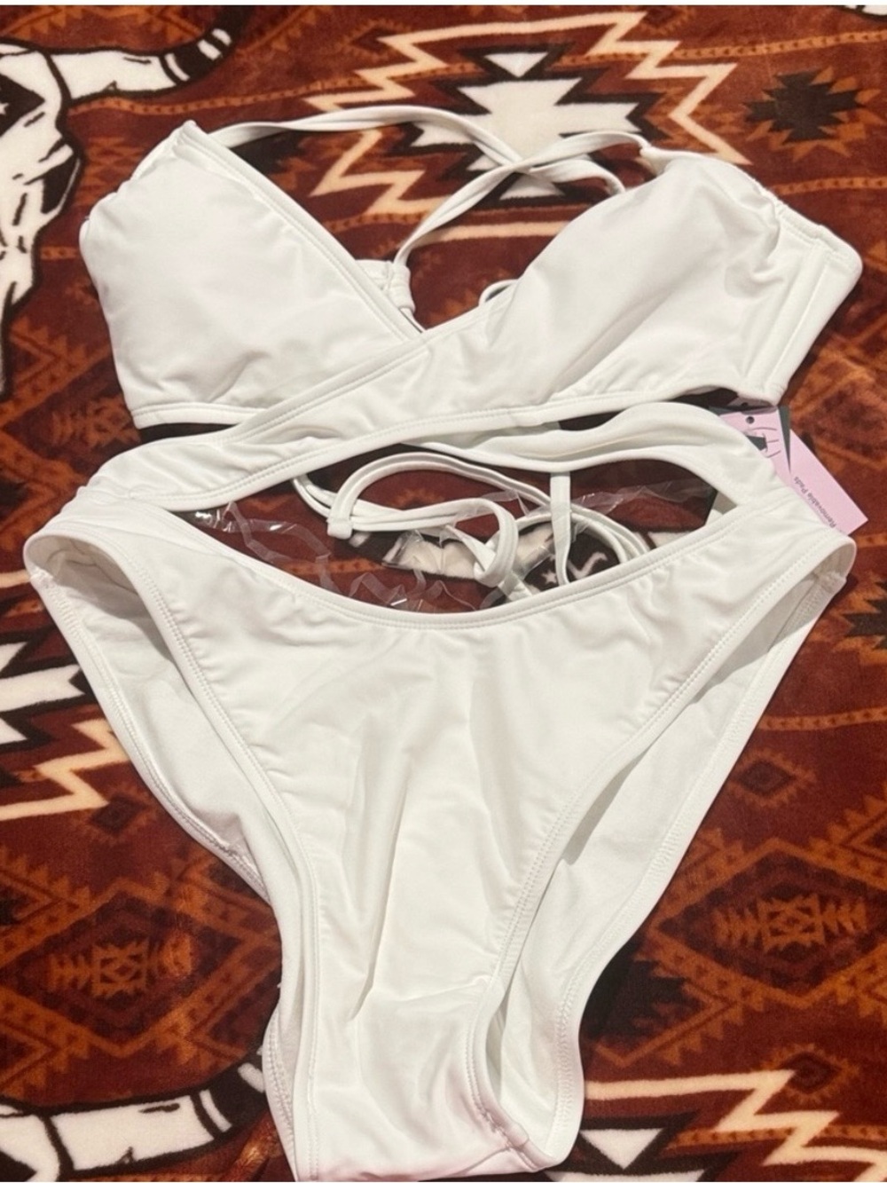 wild fable White One-Piece Swimsuit with Cutouts